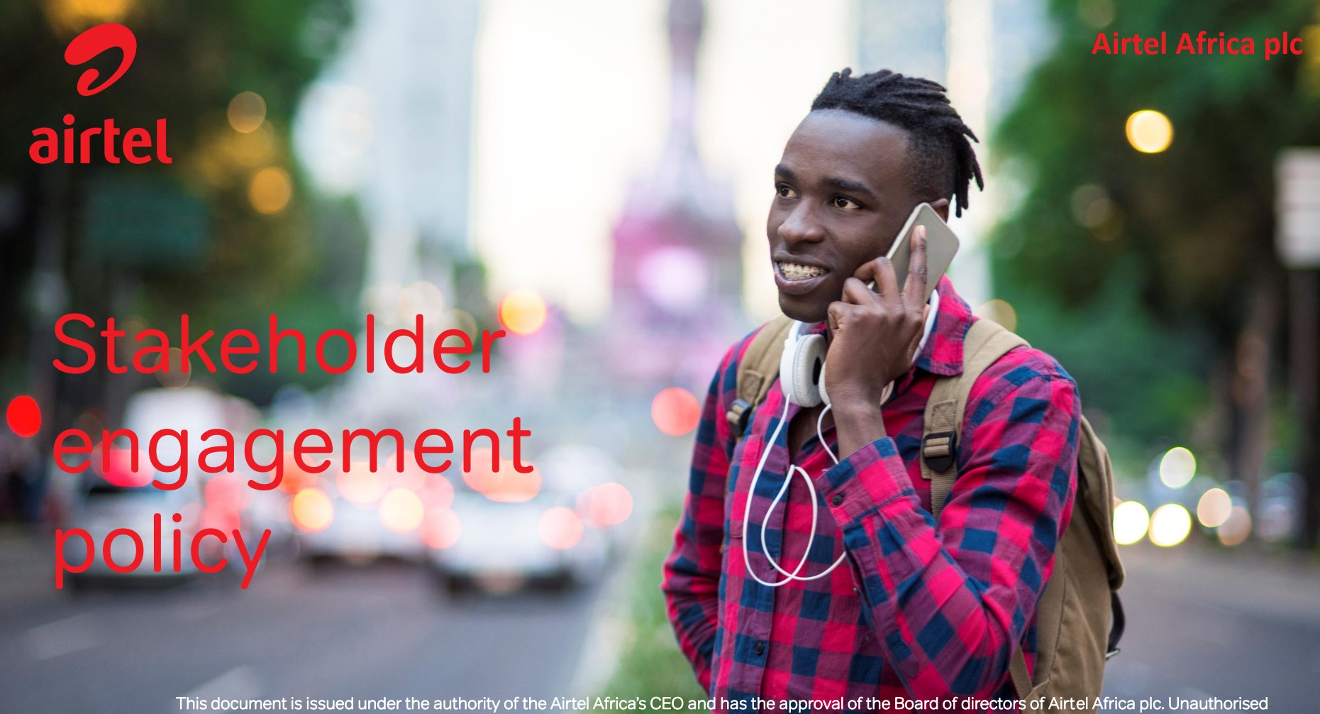 Stakeholder engagement policy